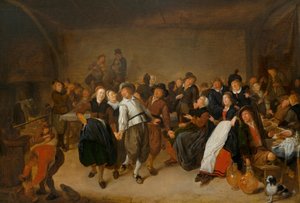 Peasant Wedding by Jan Miense Molenaer